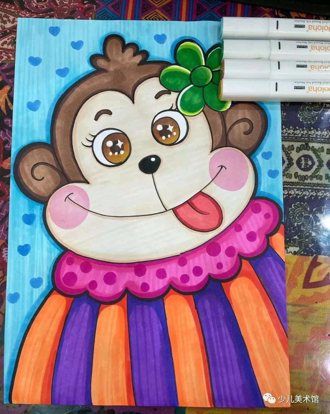 创意美术—太美了！超好看的40幅创意儿童画，张张精品，经典收藏