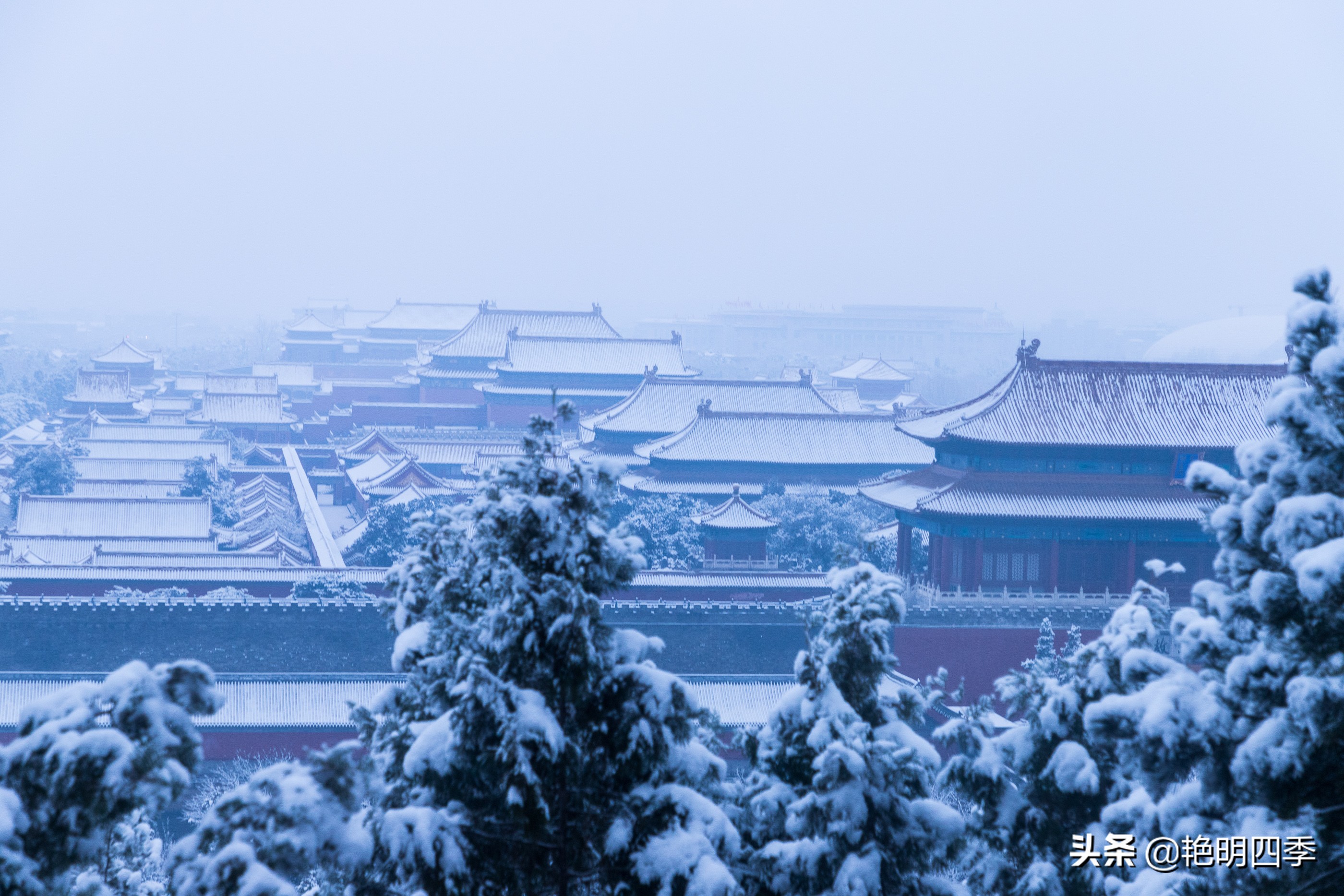 春天里，在紫禁城看一场大雪，与冬天做一个郑重的告别