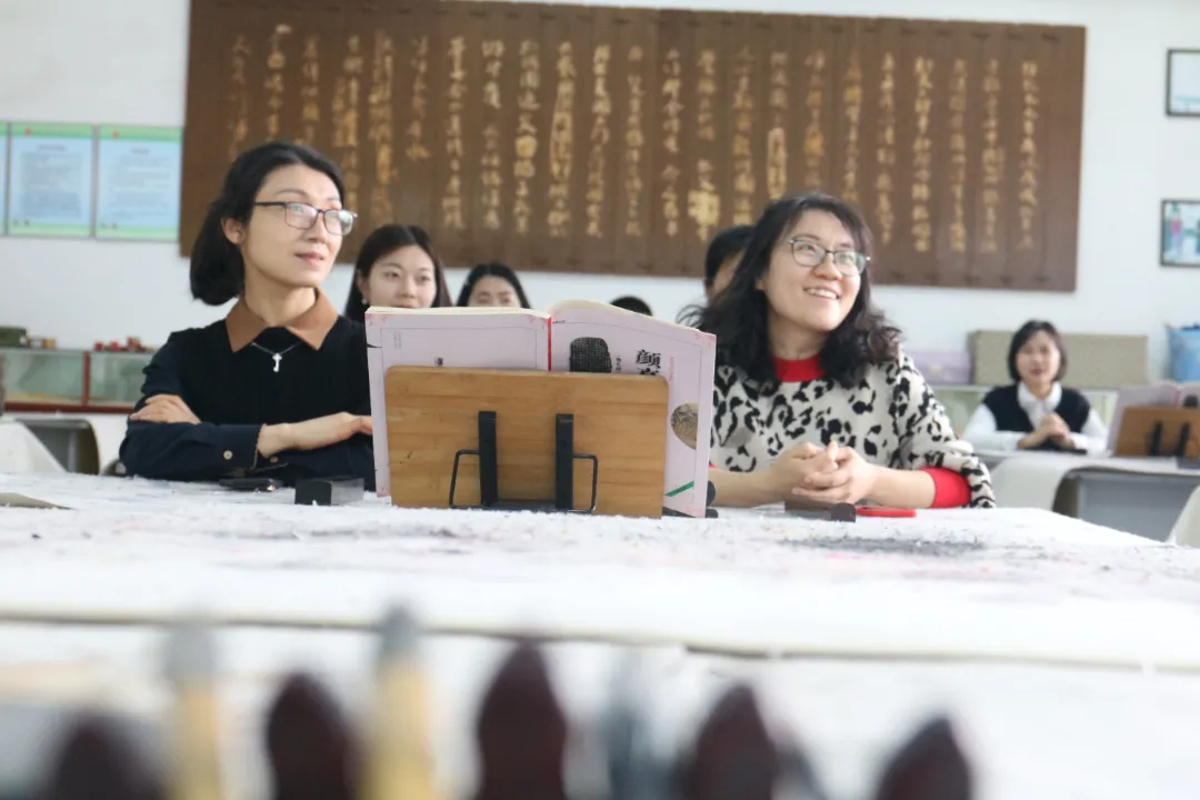2021年天府新区刘志勇书法工作坊在华阳实小总结会