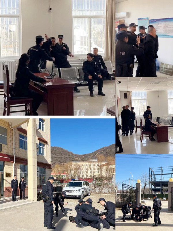 宜君法院法警队通过实战化训练考核验收