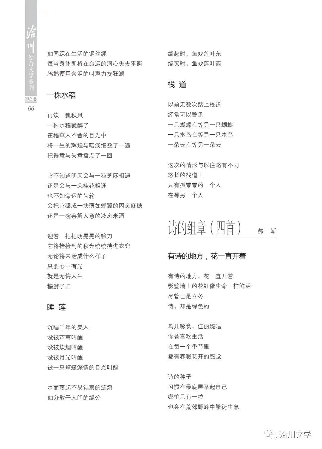 《洽川》（2022年春季號(hào)）