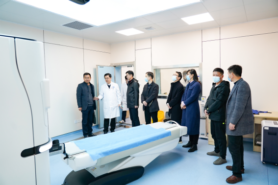 庐阳区委常委、庐阳经开区管委会沈兵一行到华安脑科医院指导考察