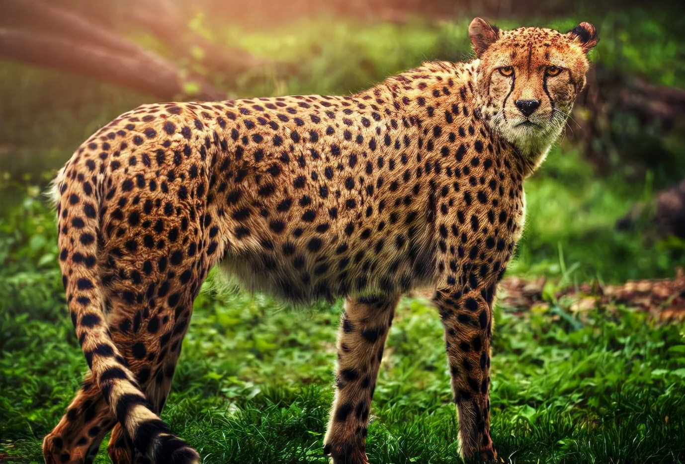 排名第三的是,陆地闪电"杀手"猎豹.