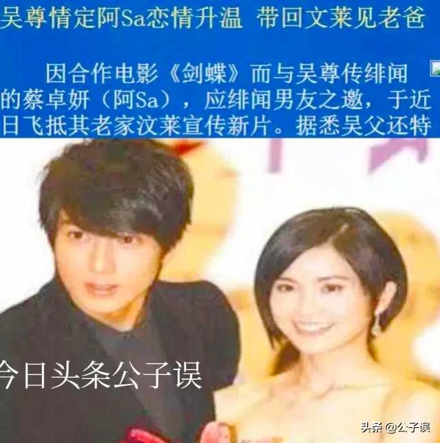 蔡卓妍情史，情失郑伊健，情断郑中基，情别陈伟霆，同时结婚离婚