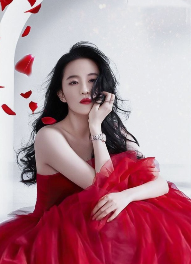 刘亦菲 公主裙的小姐姐，真的很美