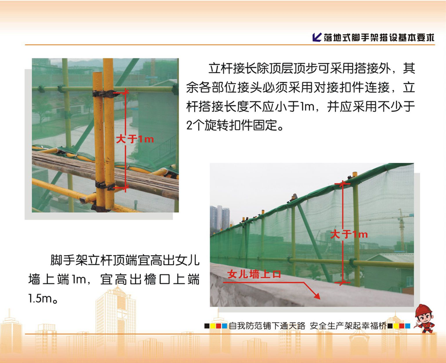 脚手架搭设的示例图解，看完没有学不会的