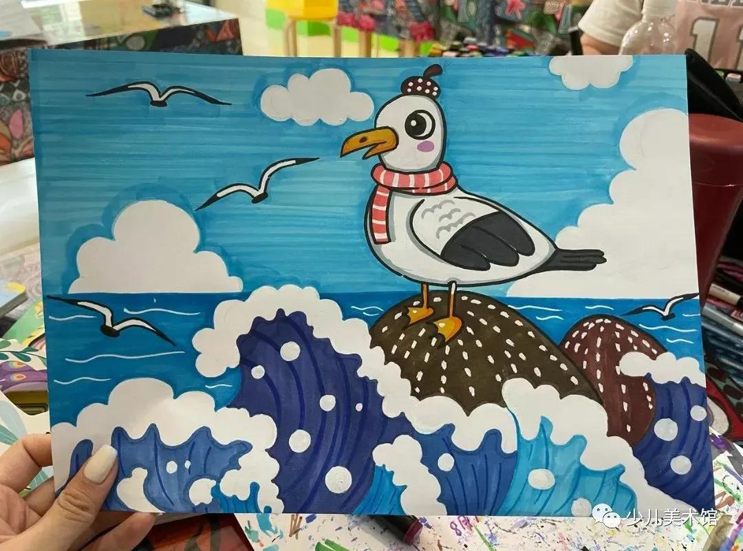 创意美术—太美了！超好看的40幅创意儿童画，张张精品，经典收藏