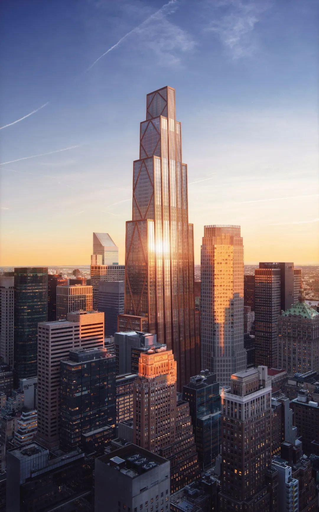 最高的楼(高423米！纽约再添超级摩天楼‘摩根大通全球总部’，福斯特设计)