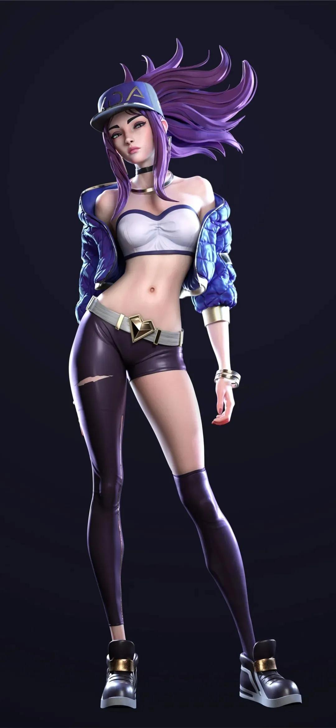 游戏高清壁纸《英雄联盟》阿卡丽