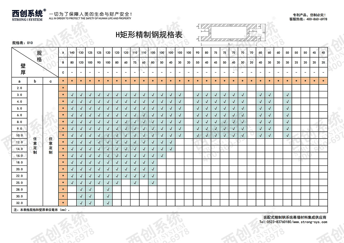 精制鋼(精致鋼)型材有哪些規(guī)格？- 西創(chuàng)系統(tǒng)(圖14)