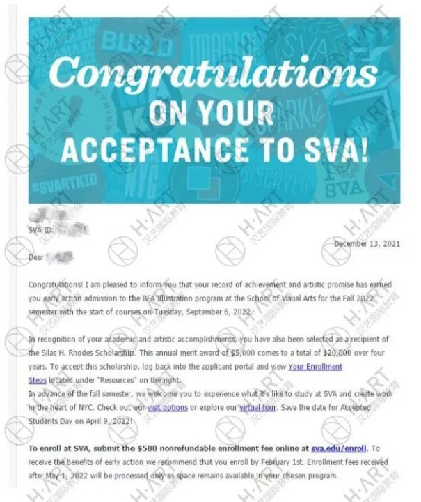 拿到ACCD、SVA、纽大、CCA，我的申请季结束了