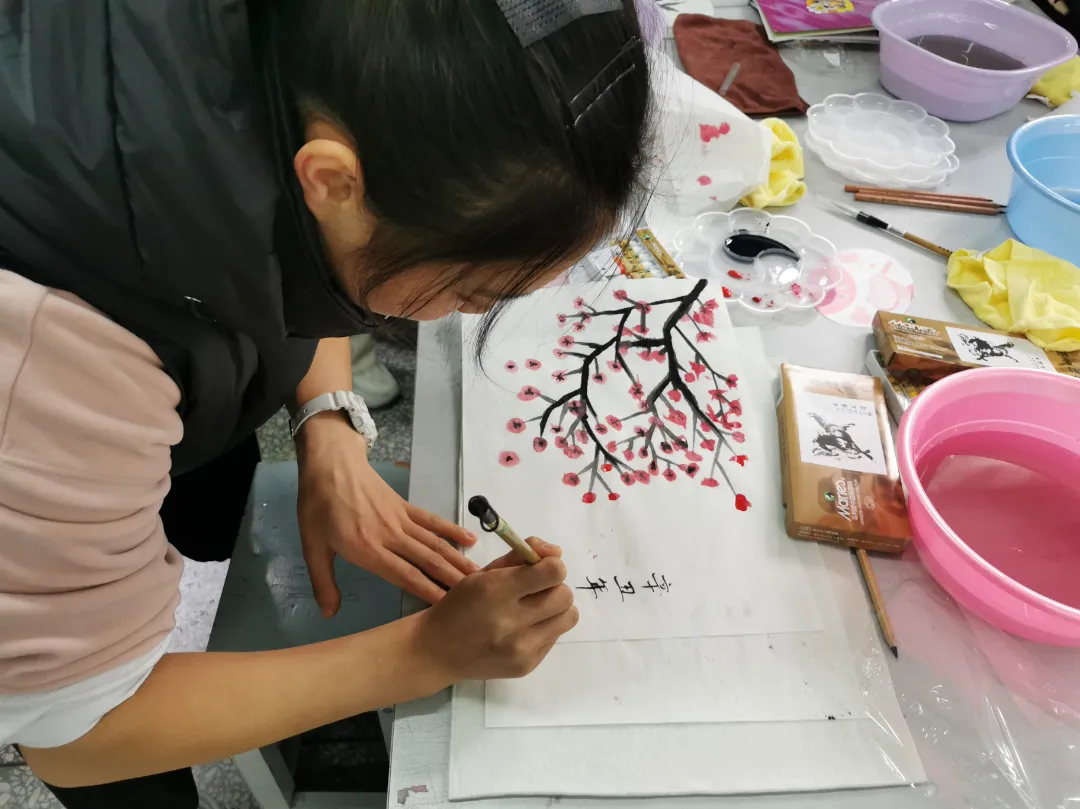黄龙溪学校艺体教师综合素质提升之国画篇