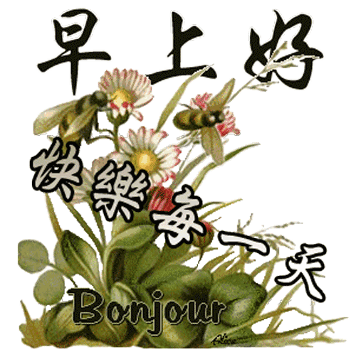 春天里创意动态鲜花图片暖心祝福早上好句子 周六愉快图片