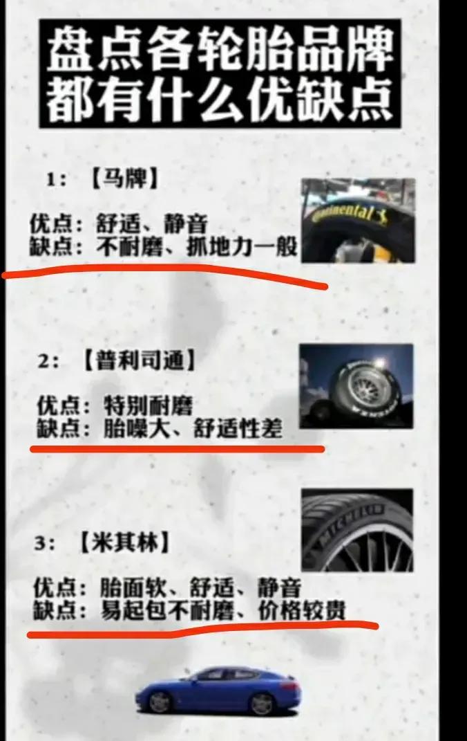 汽車輪胎大盤點，來看看你用的是哪種輪胎，優缺點各是什么