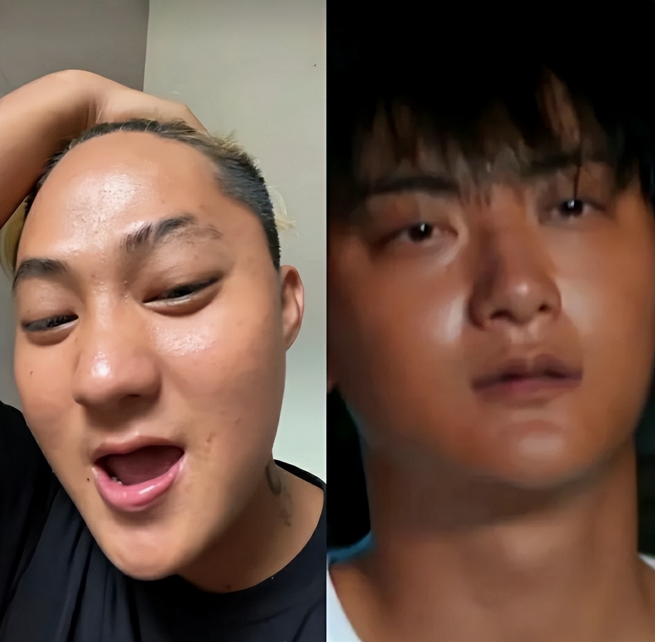 撞脸能有多尴尬！相似的脸却一个帅气一个“土气”，实在离谱