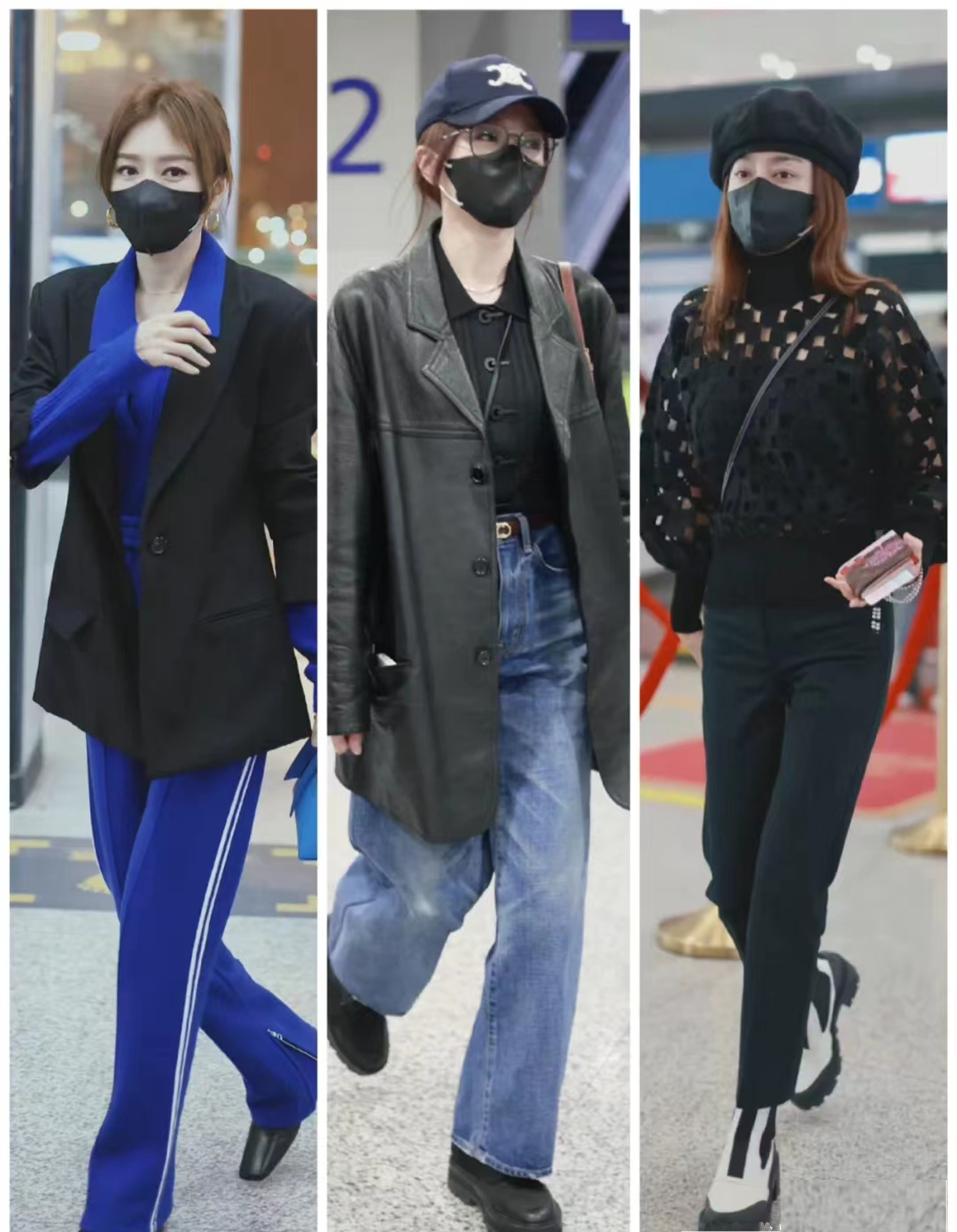 四十多岁的月光女神秦岚的私下穿搭反差巨大，妥妥的穿搭精