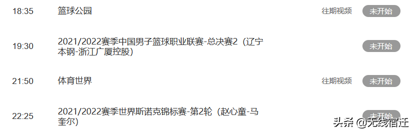 cba总决赛在哪个电视台观看(19:30分，央视5套直播总决赛2：辽宁-浙江广厦 辽宁队横扫夺冠？)