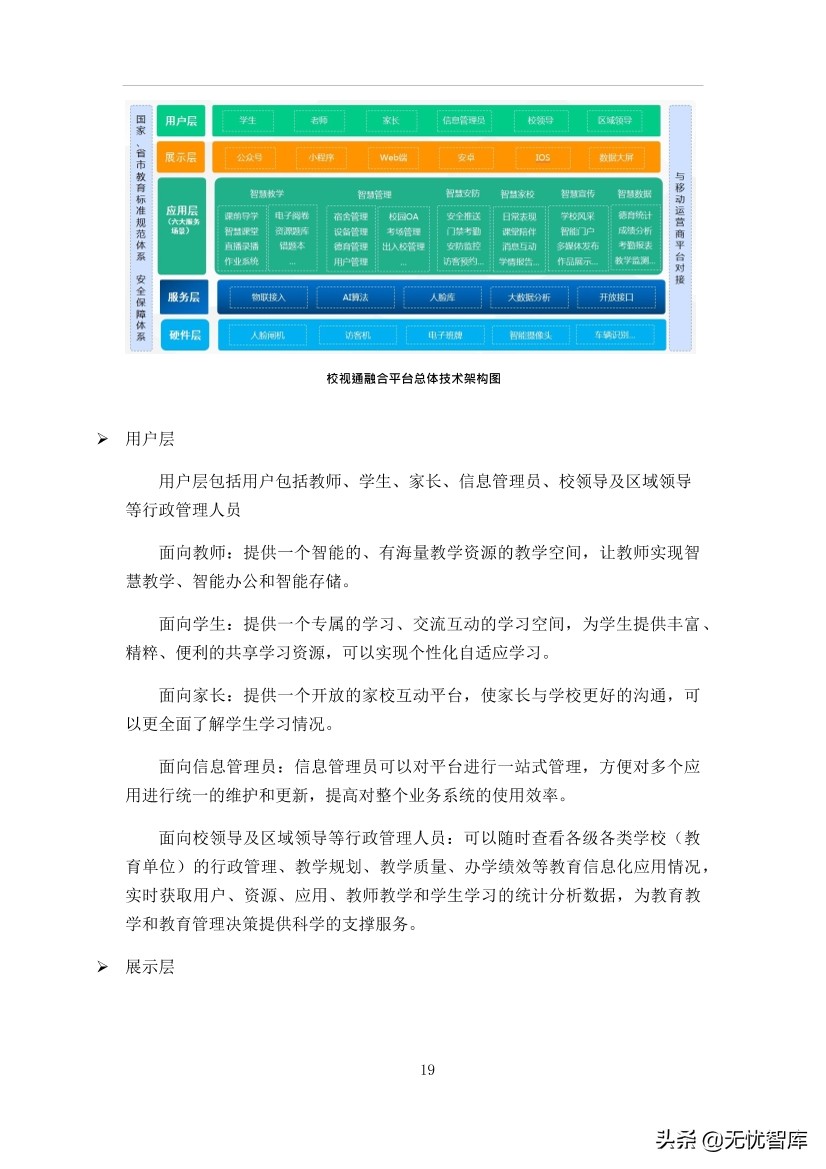 智慧校园平台建设方案（附WORD全文下载）