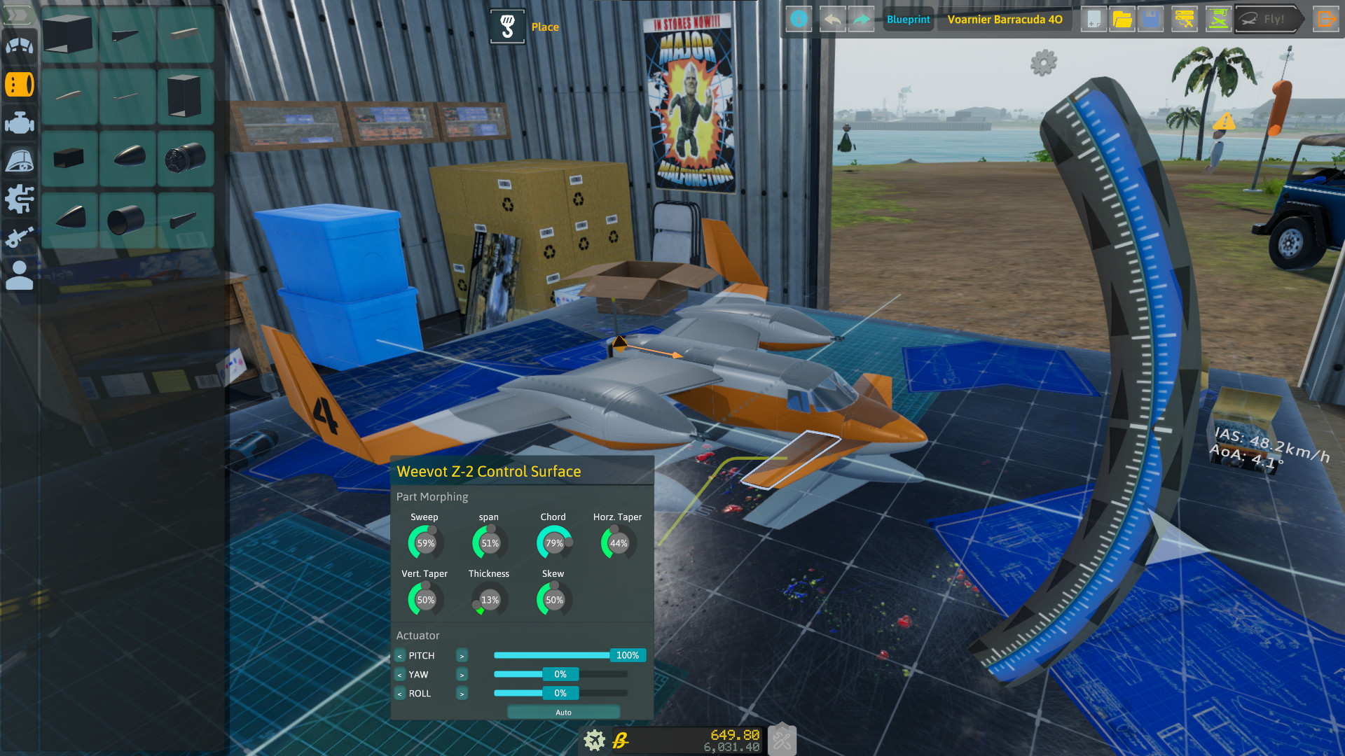 一款设计精良的模型飞机模拟游戏