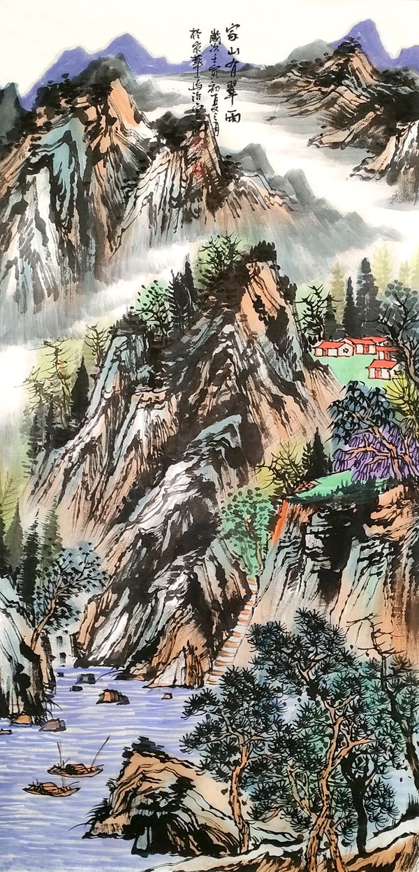 当代著名画家马治富作品欣赏