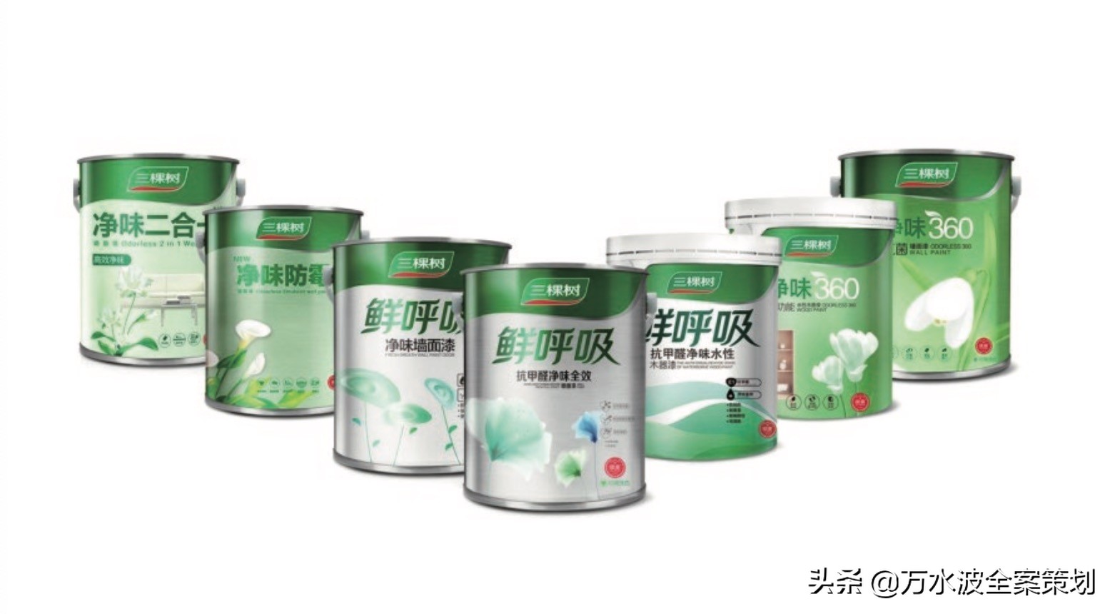 涂料品牌销售设计策划方案：万水波解读三棵树成为健康漆品类之王