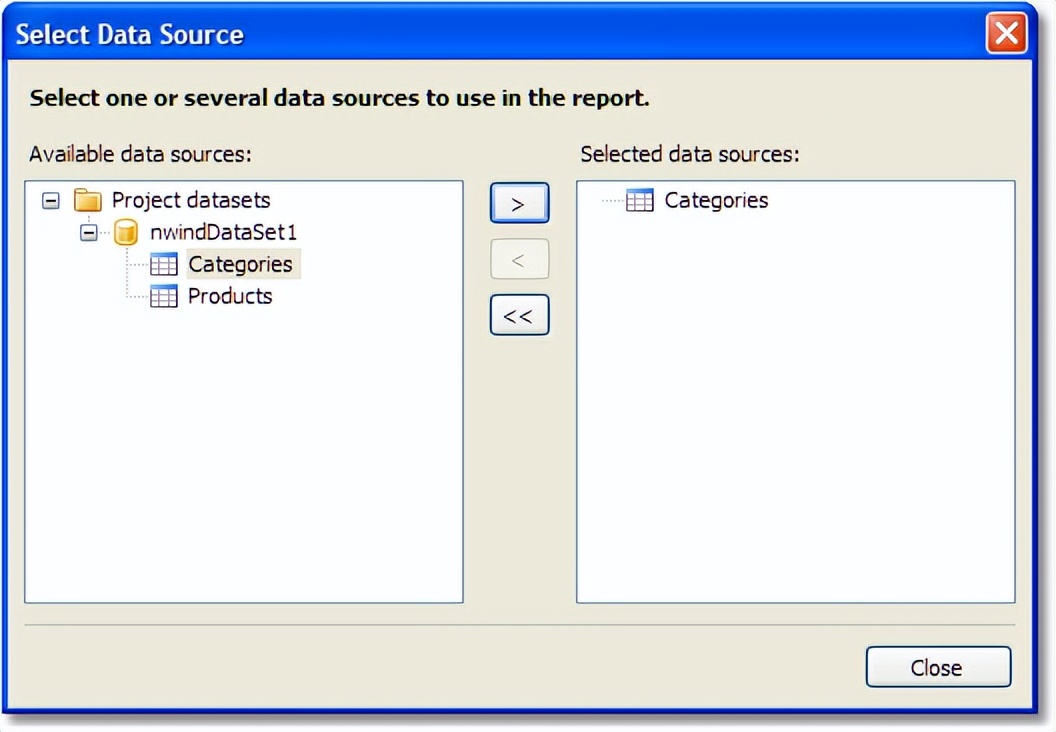 报表控件FastReport.NET使用教程：在 Visual Studio 中使用报表组件