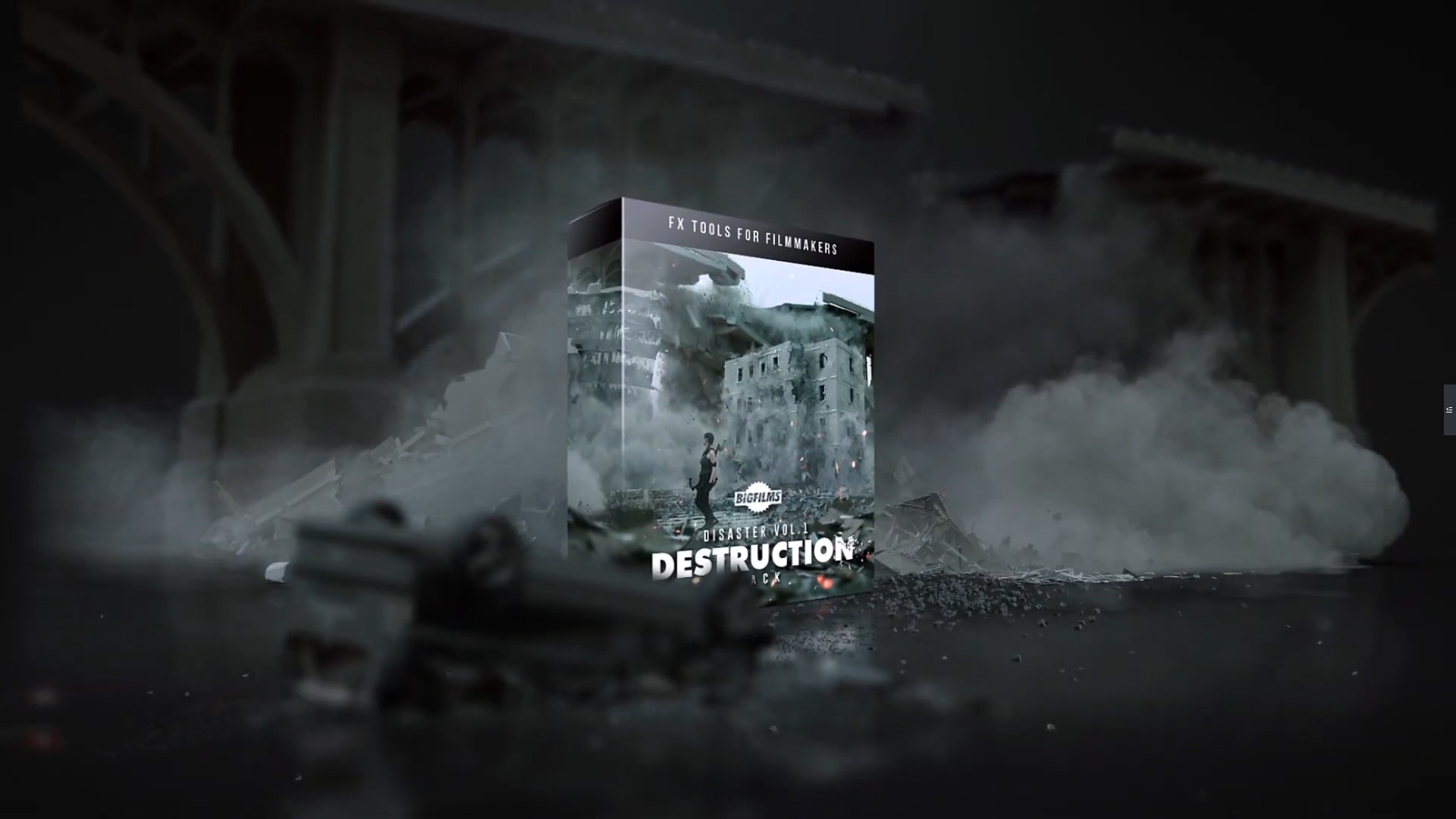 史诗级影视特效合成包90G下载，碎裂、坍塌、灾难、摧毁
