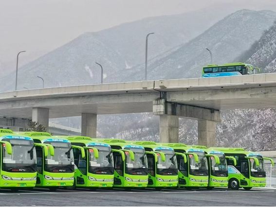 護航奧運健兒載譽而歸北京賽區(qū)閉環(huán)內唯一的客車品牌—福田歐輝