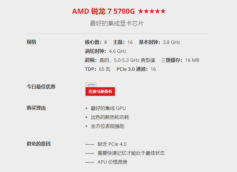 2021六大CPU推荐，英特尔与AMD平分秋色