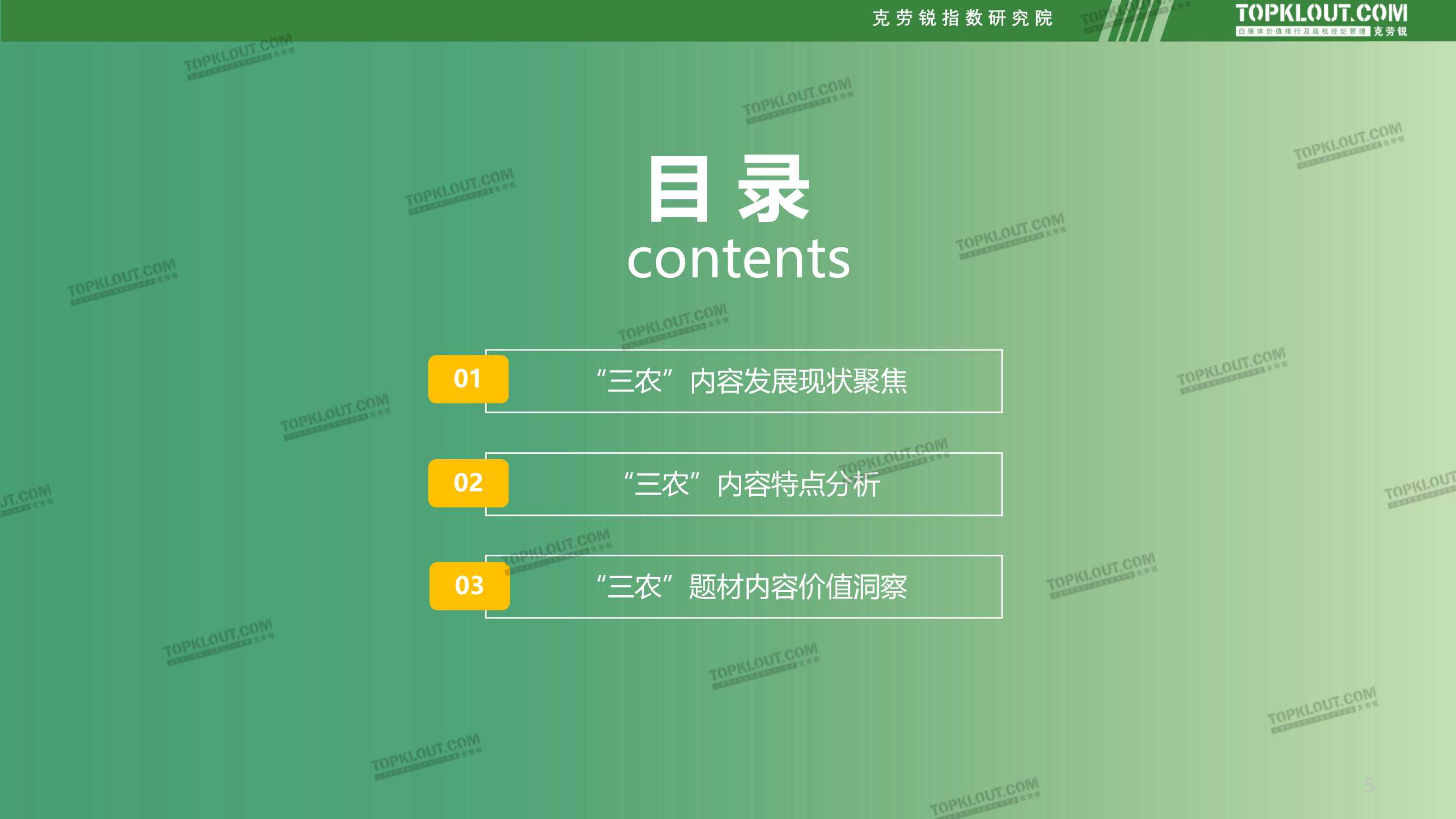 社交媒体三农内容发展趋势洞察（克劳锐）