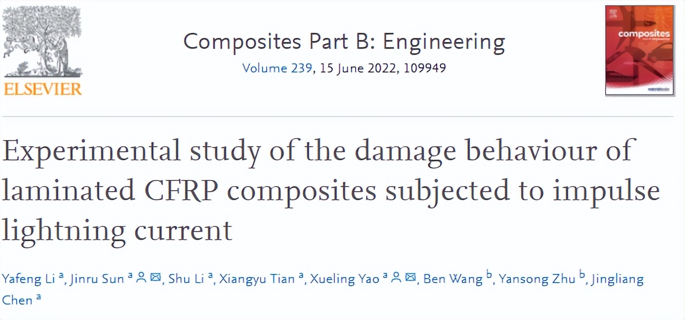 顶刊《Composites Part B》碳纤维科研领域最新研究进展TOP10