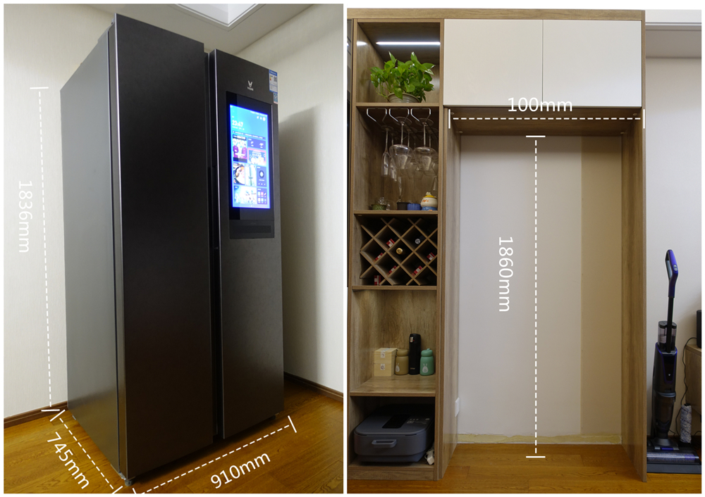 2022年度推荐，云米大屏冰箱又潮又好玩