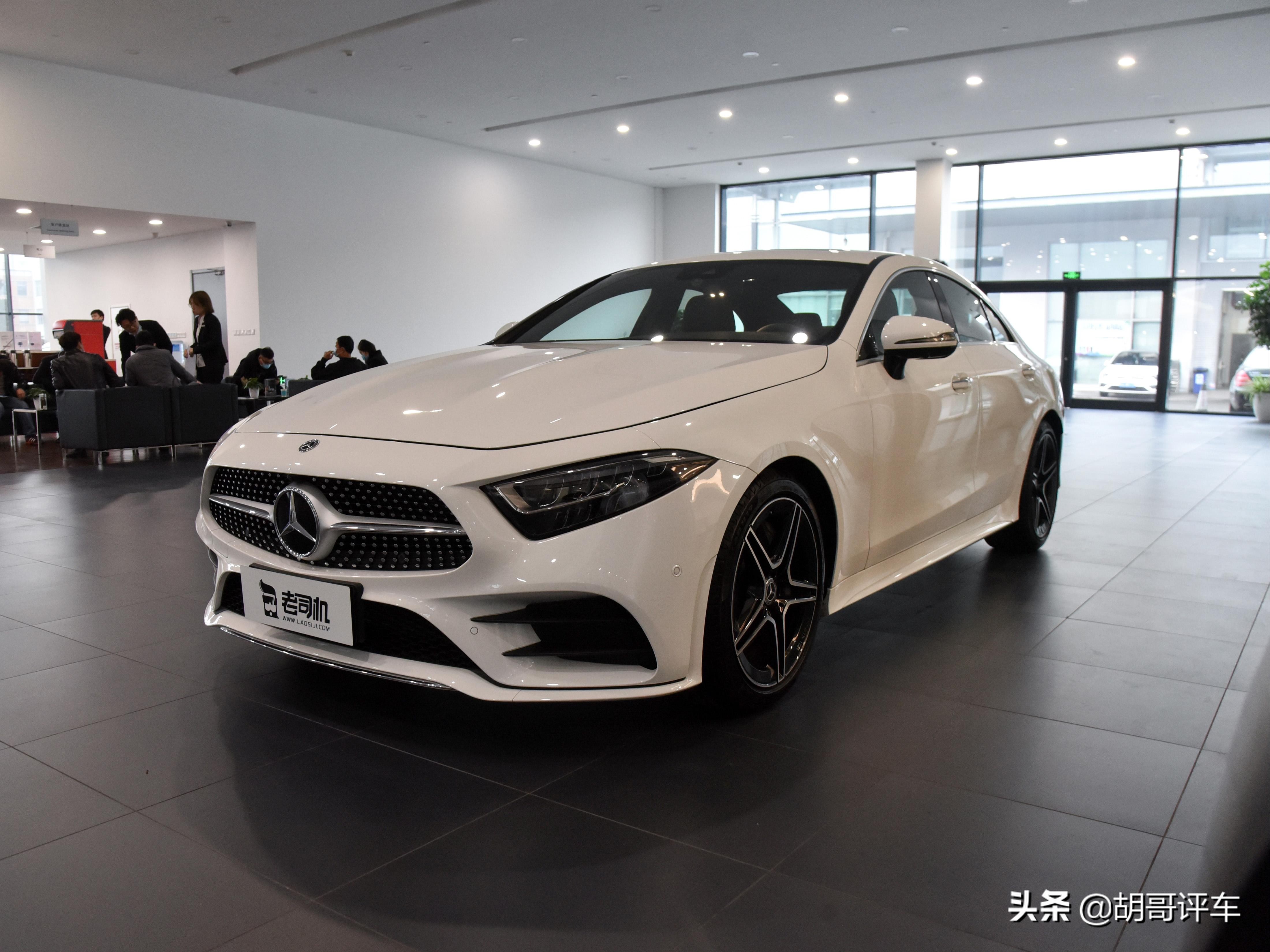 三角前灯,amg轮圈,无框车门,实拍奔驰cls