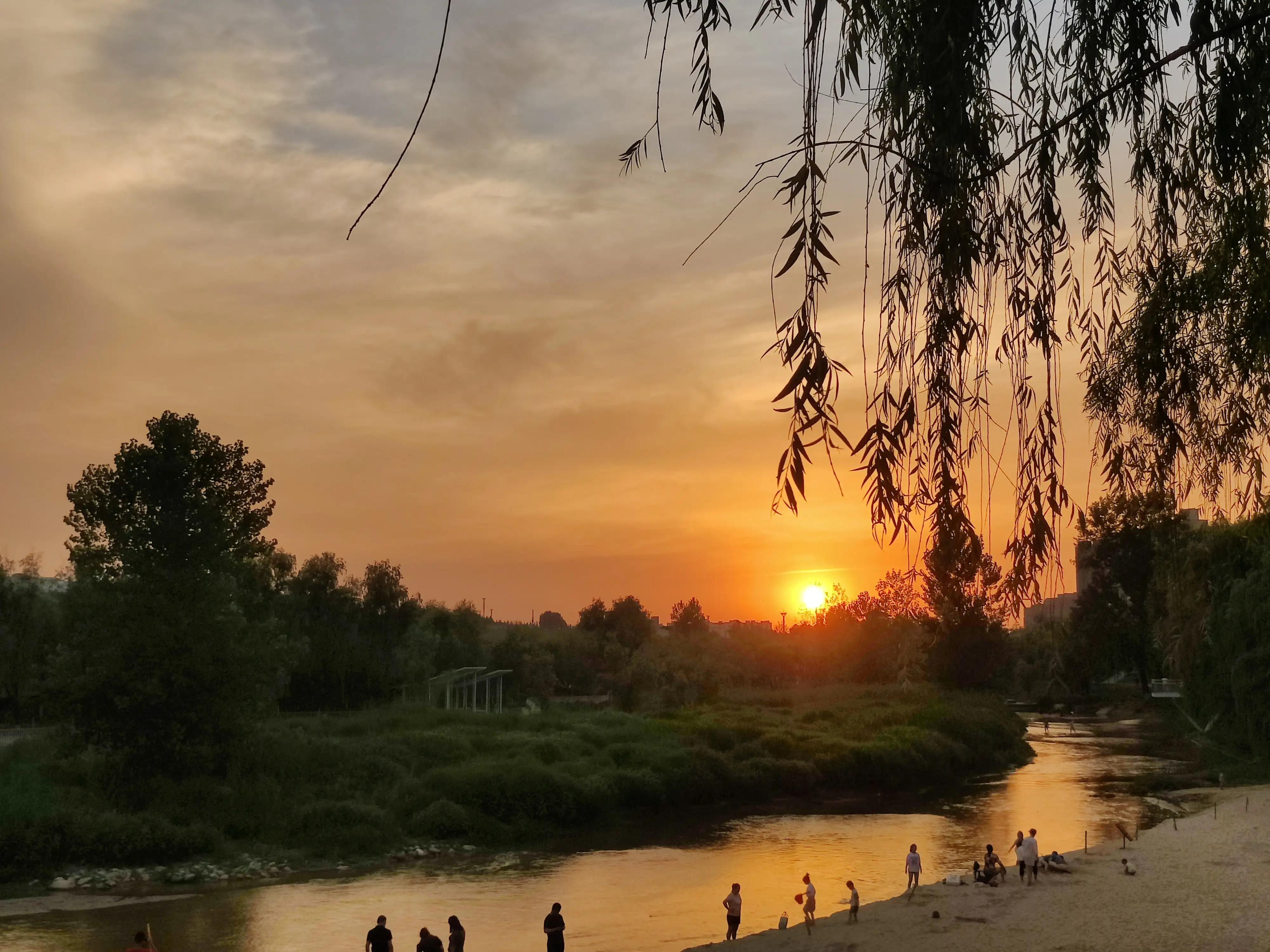 傍晚，樊川公园