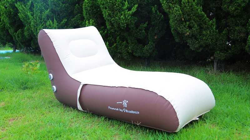 户外舒适休息 一宿一键自动充气/放气贵妃榻沙发