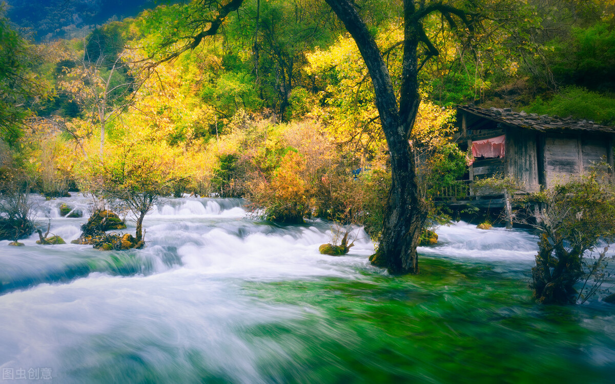 山明水澈的浅秋