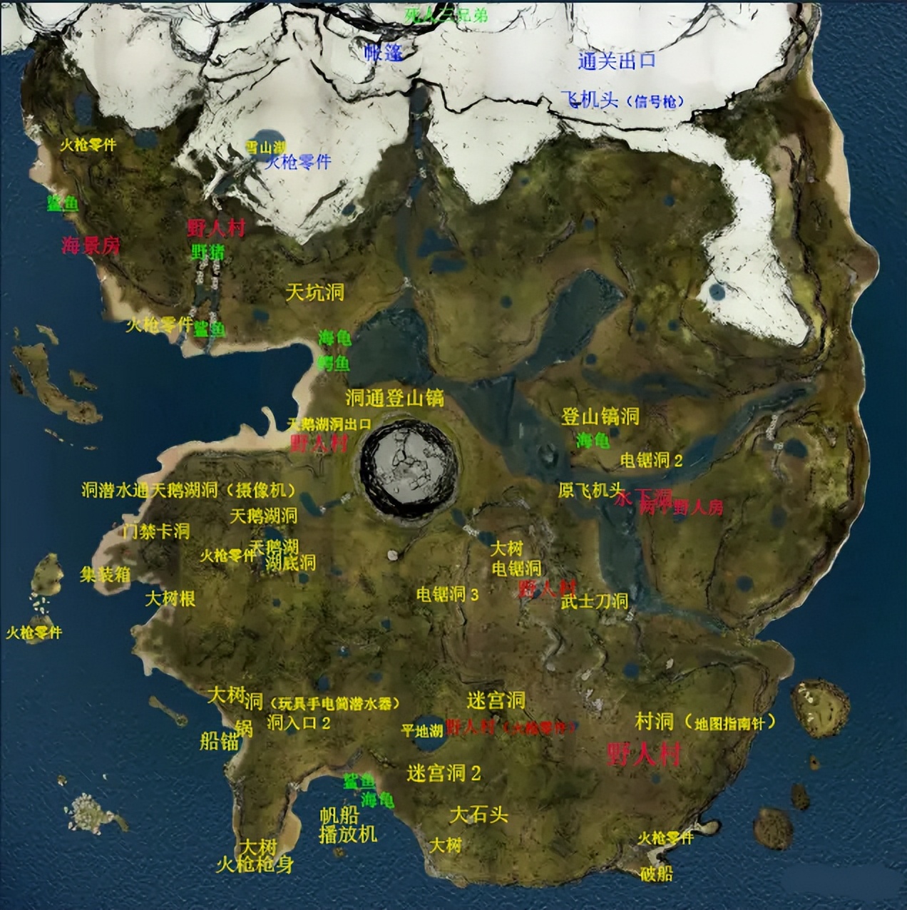 森林地图攻略