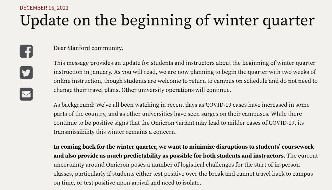 网课又开始了？美国、英国热门大学2022年开学安排最新汇总