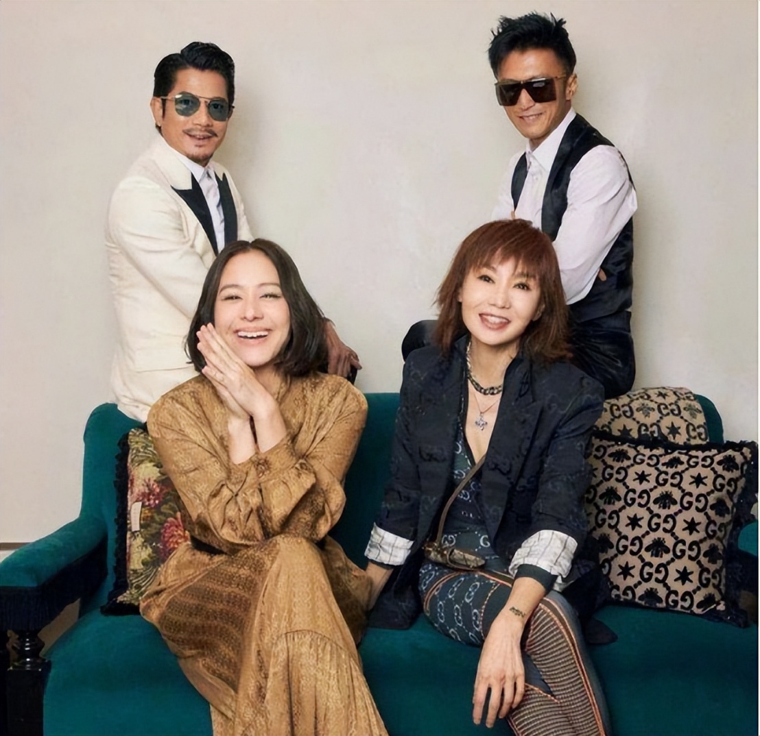 影帝影后大同框！60岁女神张曼玉化身DJ，郭富城谢霆锋被指似保镖