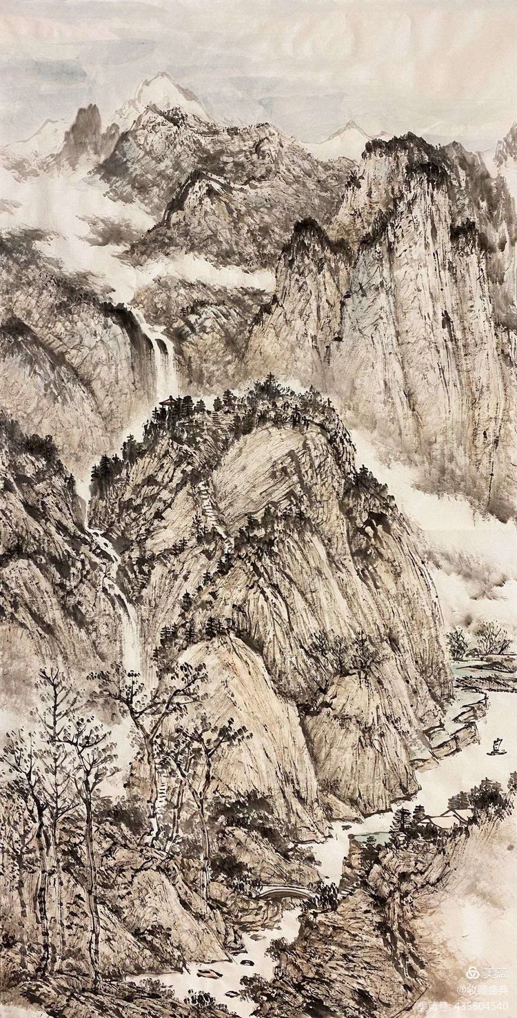 杨清源老师山水作品:万水千山总有情