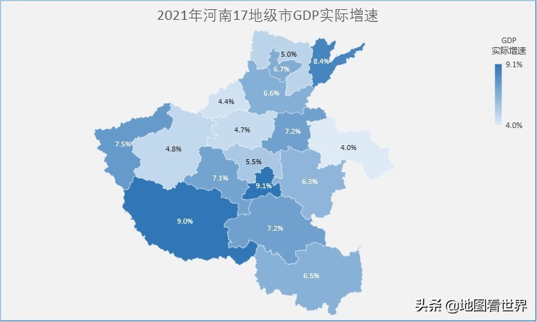2021年河南各市GDP排名——郑州一城独大，洛阳与开封继续衰落