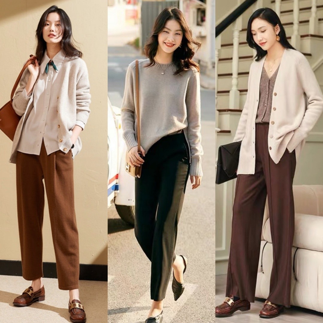 下面这些博主就用她们的日常搭配示范,给我们做出了很好的讲解,能够让