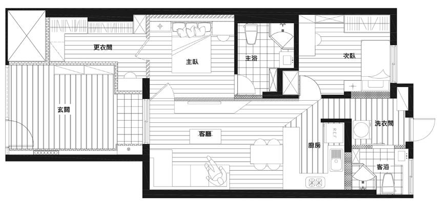 夫妻改造37年老屋，当北欧遇上简约，让83㎡居家清新治愈