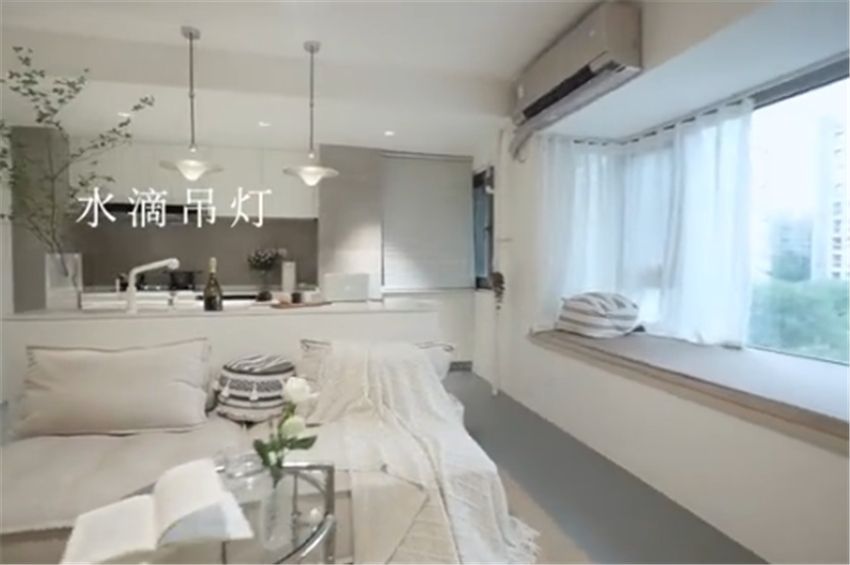 姑娘曬出極簡小家：58㎡一室一廳，一人一貓居住倍感舒適