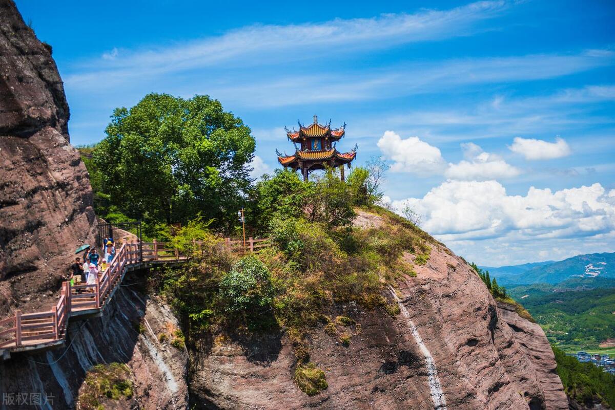 龙岩冠豸山景区图片图片