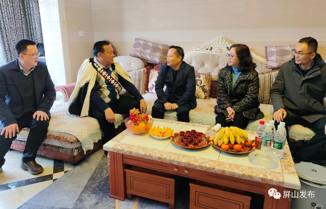 陶学周来屏走访慰问并督导疫情防控安全生产等六项重点工作