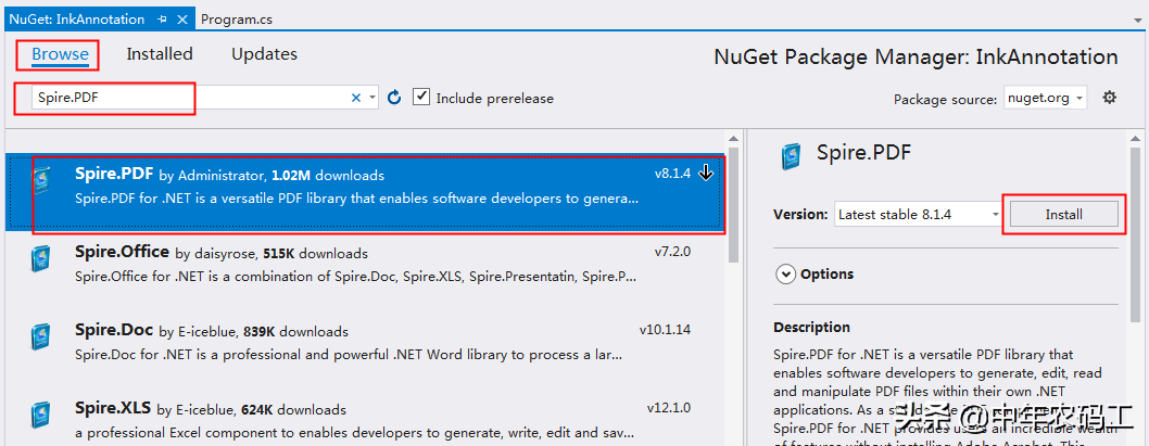 C# 在PDF中添加墨迹注释Ink Annotation