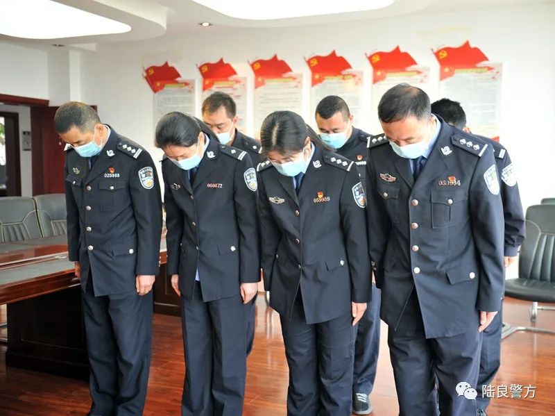 【致敬·缅怀·奋进】清明祭英烈 丰碑励警心