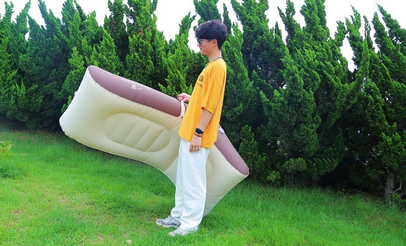 户外舒适休息 一宿一键自动充气/放气贵妃榻沙发