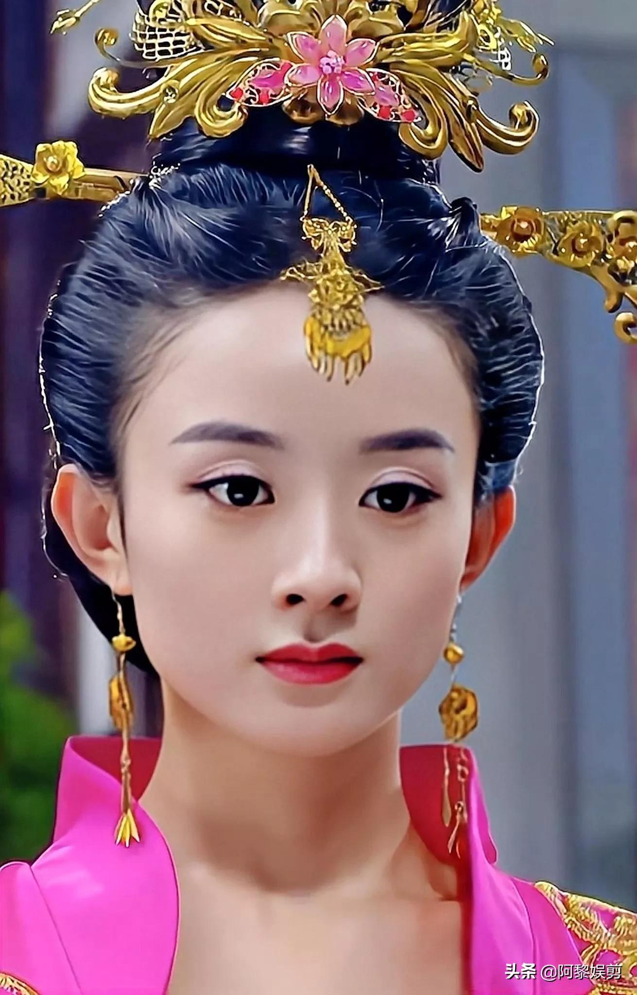 赵丽颖清纯可爱，太美了